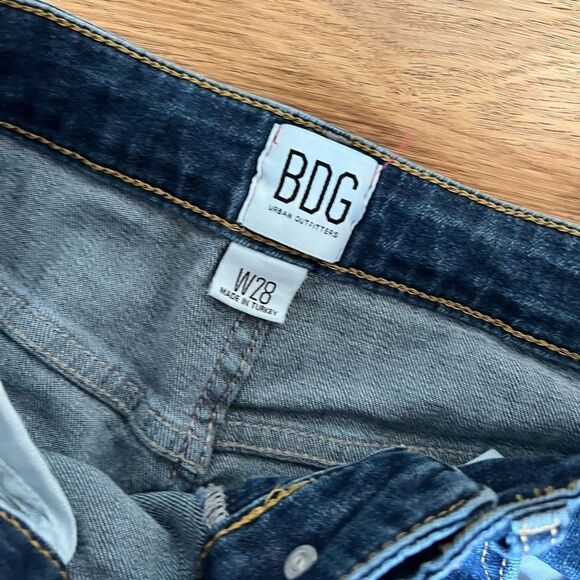 BDG Urban Outfitters Women's High-rise Straight Leg Jeans Blue Size 28 - Picture 3 of 3
